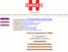 Tablet Screenshot of hamzo.com.br